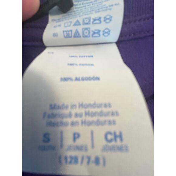 Believe In Magic Youth Purple T-Shirt Disney Style Size Small - Picture 4 of 6